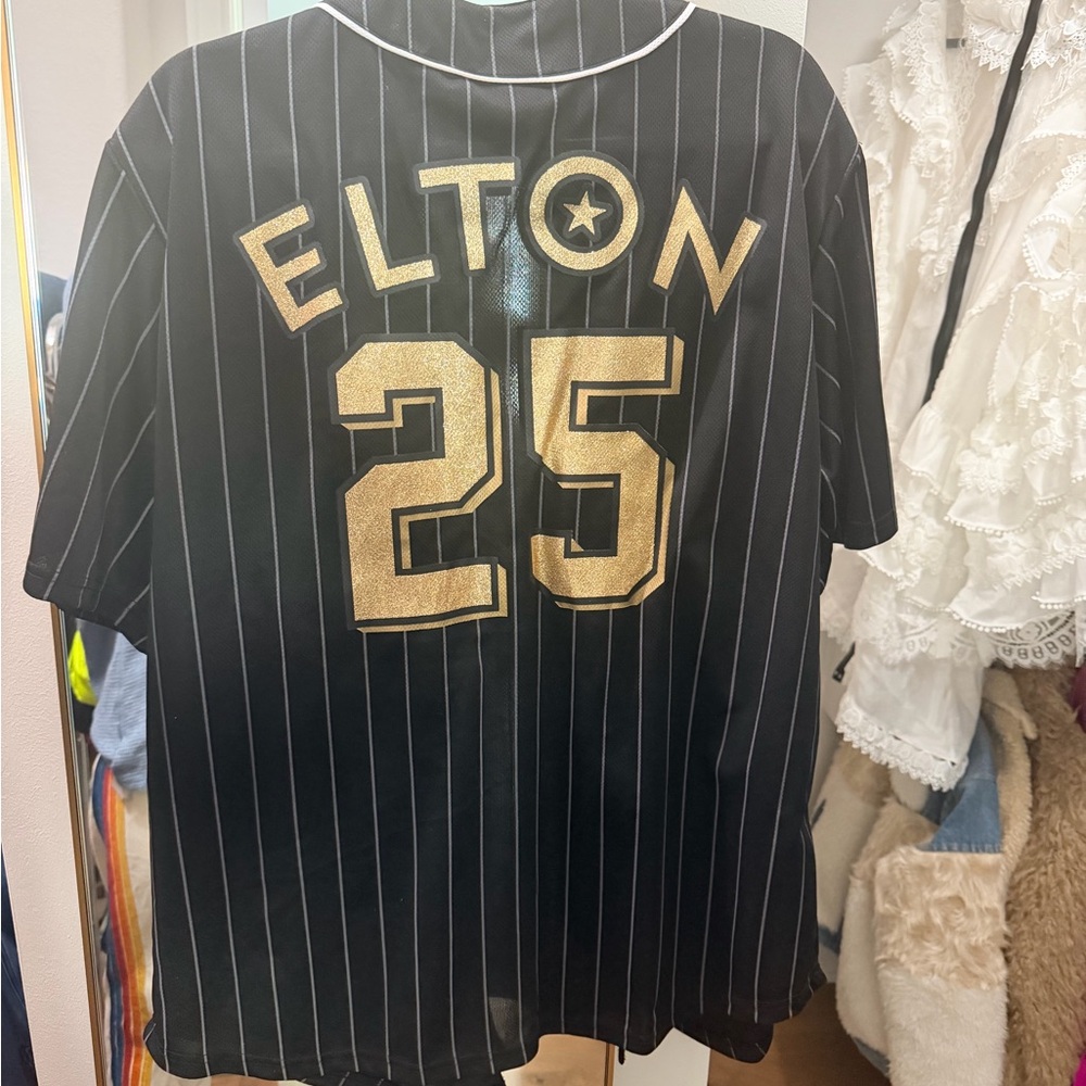 Black and Gold Striped Jersey